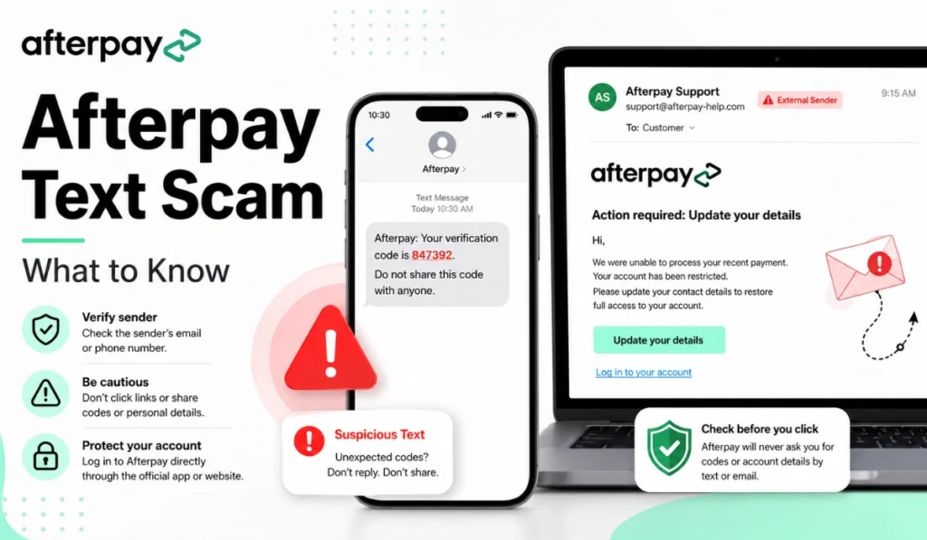 Afterpay Text Scam: Warning Signs and What to Do