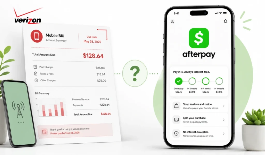 Can You Use Afterpay to Pay a Verizon Bill?